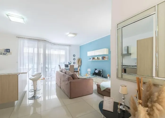 Spacious Apartment With Side Sea View